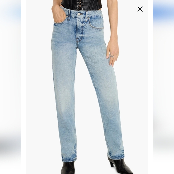 Good American Good Icon Straight Leg Jeans Womens Size 8/29 - Picture 1 of 10